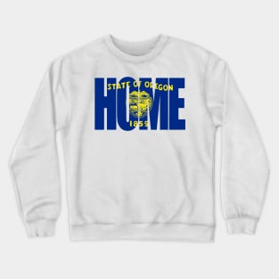 Oregon Home - State Flag Crewneck Sweatshirt